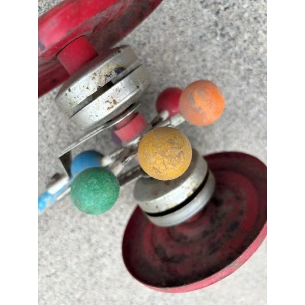Vintage 1940's Push Pull Bell Toy